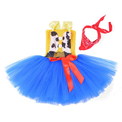 Toy Story 4 Jessie Bubble Dress Halloween Cosplay Costume Kids Little Girls - INSWEAR