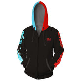 Teen Hoodie My Hero Academia Hoodie Boku no Hero Shoto Todoroki Zip Up Sweatshirt Unisex - INSWEAR