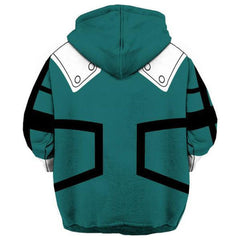 Boku No Hero Academia My Hero Academia Izuku Midoriya Hooded Jacket Sweatshirt - INSWEAR