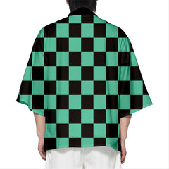 Demon Slayer Tanjiro Kamado 3D Printed Cape Halloween Carnival Suit - INSWEAR
