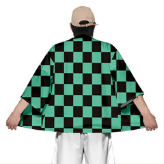 Demon Slayer Tanjiro Kamado 3D Printed Cape Halloween Carnival Suit - INSWEAR