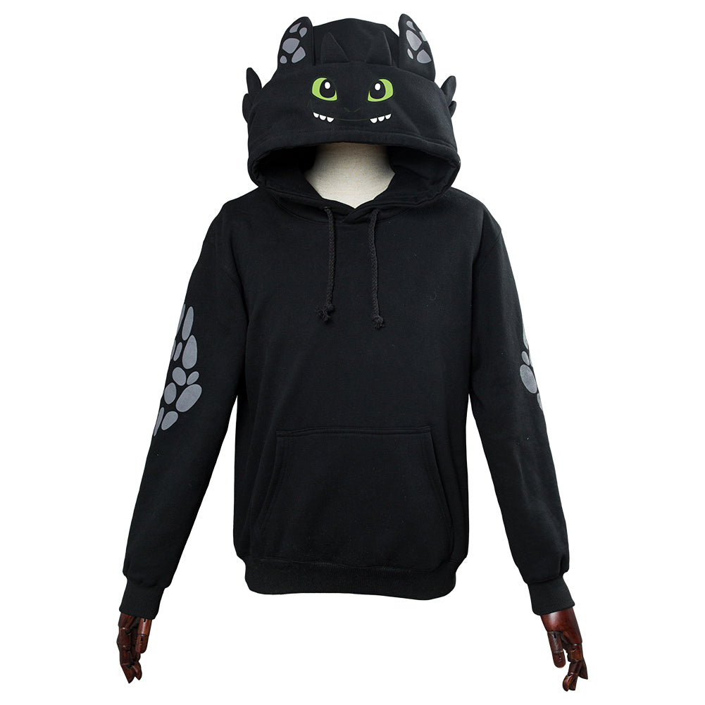 Unisex How to Train Your Dragon Toothless Cosplay Hoodie 3D Printed Sweatshirt Men Women Casual Pullover Streetwear - INSWEAR