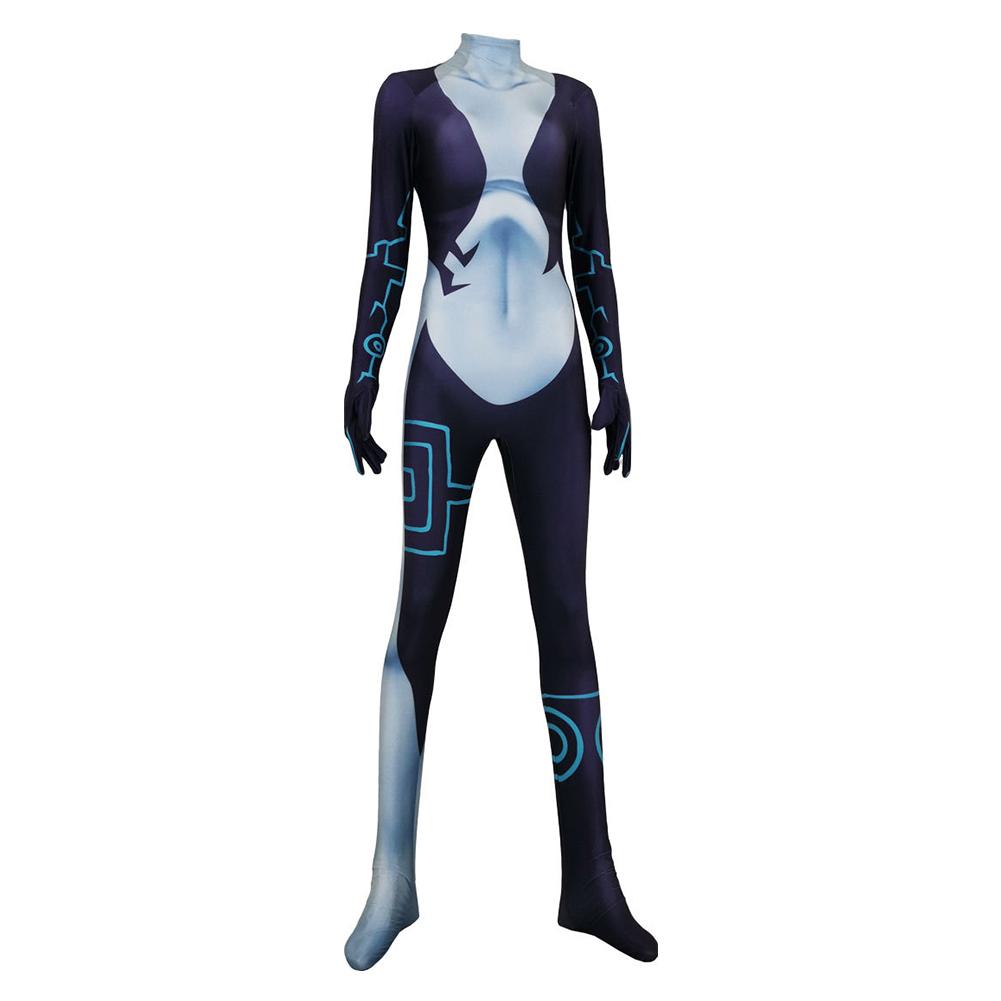 Women The Legend of Zelda Cosplay Costume Twilight Princess Bodysuit Zentai Halloween Jumpsuit - INSWEAR