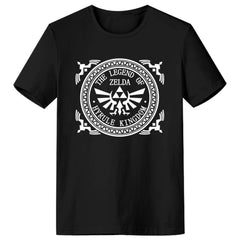 The Legend of Zelda Logo Men's Short Sleeve Shirts T Shirts Tees - INSWEAR
