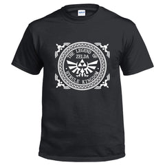 The Legend of Zelda Logo Men's Short Sleeve Shirts T Shirts Tees - INSWEAR