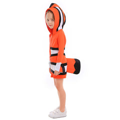 Kids Halloween Ocean Theme Party Clown Fish Nemo Cosplay Matching Outfits - INSWEAR