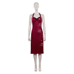 Resident Evil 4 Ada Wong Cosplay Costume Cheongsam Dress Halloween Carnival Disguise Suit