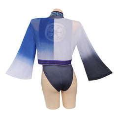 Genshin Impact Scaramouche Cosplay Coatume Jumpsuit Cloak Swimwears Halloween Carnival Suit