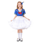 Cartoon Duck Kids Girls Cosplay Tutu Dress Halloween Carnival Costume Dress Up - INSWEAR