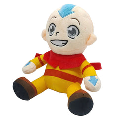 18 CM 2024 TV Aang Cosplay Plush Cartoon Kids Toys Doll Soft Stuffed Dolls Mascot Birthday Xmas Gift