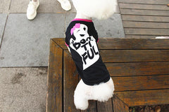 Halloween Small Dogs Yorkies Chihuahua Tank Top Vest Pet Cute Ghost Pattern T-Shirt - INSWEAR