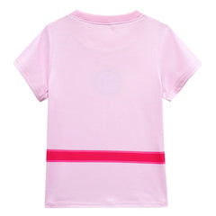 The Super Mario Bros Peach Kids Girls Cosplay Costume Dress Outfits Halloween Carnival Party Suit