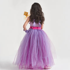 2023 Movie Wish Asha Kids Girls Cosplay Dress Halloween Carnival Costume