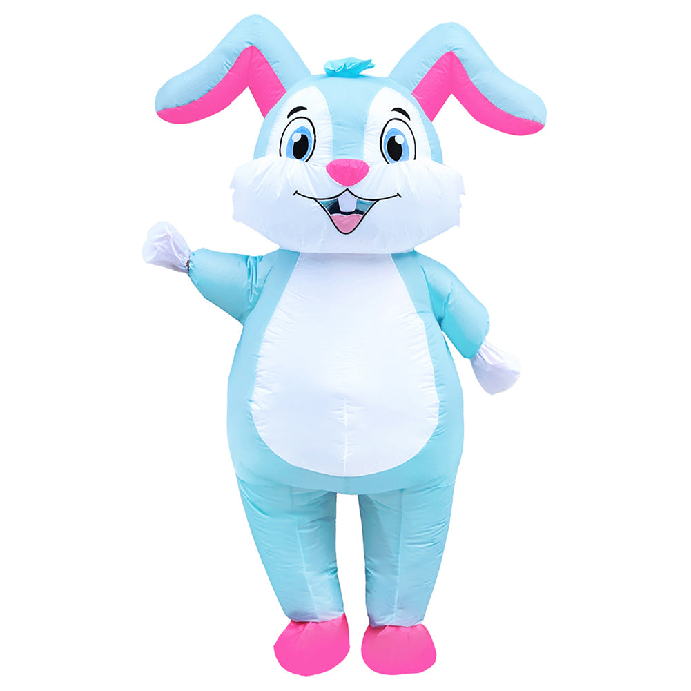 2024 Easter Bunny Rabbit Inflatable Clothing Fancy Party Halloween Carnival Suit Cosplay Costume