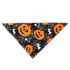 2PCs Pet Bandanas Scarf Adjustable Collar Saliva Towel for Dogs Cats Halloween Christmas Pet Accessories - INSWEAR