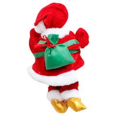 Christmas Electric Climb Beads Santa Claus Hanging Decorations For Home Tree Ornaments Decor Xmas Kids Gifts - INSWEAR