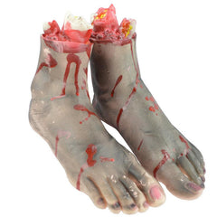 Halloween Decoration Props Fake Cut Off Bloody Broken Hand Foot - INSWEAR