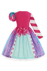 Candy Princess Dress Cosplay Costume Outfits Fantasia Halloween Carnival Party Disguise Suit