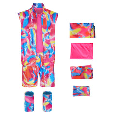 Ken Cosplay Costume Retro Sprotwear Outfit Halloween Carnival Party Disguise Suit