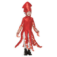Kids Children Squid Cosplay Costume Perfomace Costume Outfits Halloween Carnival Suit - INSWEAR