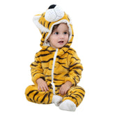 Adorable Baby Infant Tiger Romper Jumpsuit Playsuit Animal Themed Halloween Party Fancy Dress Costume - INSWEAR