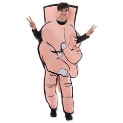 Adult Scissor Hand Cosplay Costume Funny Perfomace Costume Outfits Halloween Carnival Suit - INSWEAR