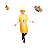 Mustard Adult Cosplay Costume Halloween Carnival Party Suit