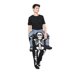 Adult Skeleton Carrying People Cosplay Costume Perfomace Costume Outfits Halloween Carnival Suit - INSWEAR