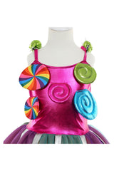 Candy Princess Party Dress Cosplay Costume Outfits Fantasia Halloween Carnival Party Disguise Suit
