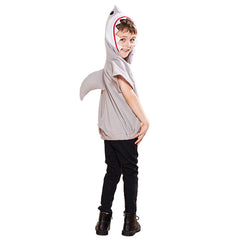Kids Baby Shark Cosplay Costume Short Sleeve Perfomace Costume Outfits Halloween Carnival Suit - INSWEAR