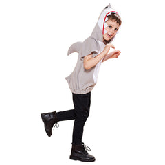 Kids Baby Shark Cosplay Costume Short Sleeve Perfomace Costume Outfits Halloween Carnival Suit - INSWEAR