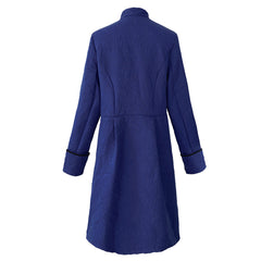 Medieval Vintage Standing Collar Jacquard Jacket Cosplay Costume Halloween Carnival Party Disguise Suit