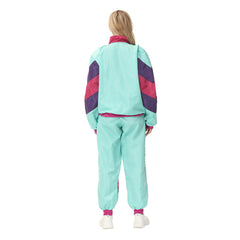 80S Retro Vintage hip-hop disco Cosplay Costume Sportwear Outfits Halloween Carnival Suit