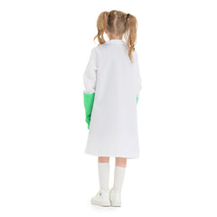 Scientists Geek Cosplay Costume Outfits Halloween Carnival Suit For Kids