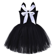 Girls Cartoon Cat Cosplay Costume Dress Halloween Carnival Party Disguise Suit