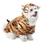 Cute Tiger Shape Pet Clothes Cosplay Soft Texture Dogs Hooded Coat Costume New Year Pets Supplies - INSWEAR