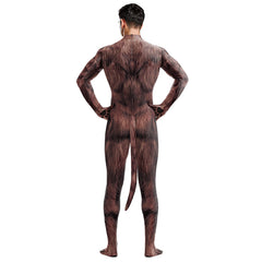 Adult Monkey Animal Cosplay Costume Jumpsuit Fancy Outfit Halloween Carnival Suit - INSWEAR