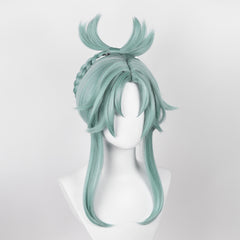 Genshin Impact Madame Ping Cosplay Wig Heat Resistant Synthetic Hair Carnival Halloween Party Props