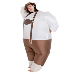 Inflatable Oktoberfest MegaMorph Fat Suit Costume For Adults And Teen - INSWEAR