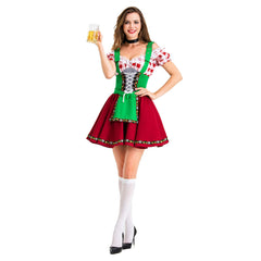 Halloween Women's Maid Costume Beer Girl Maid Dress Sexy Costume - INSWEAR