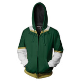 Unisex The Legend of Zelda Link Cosplay Hoodie Sweatshirt Casual Zip Up Hooded Tracksuit Clothing Lounge Wear - INSWEAR
