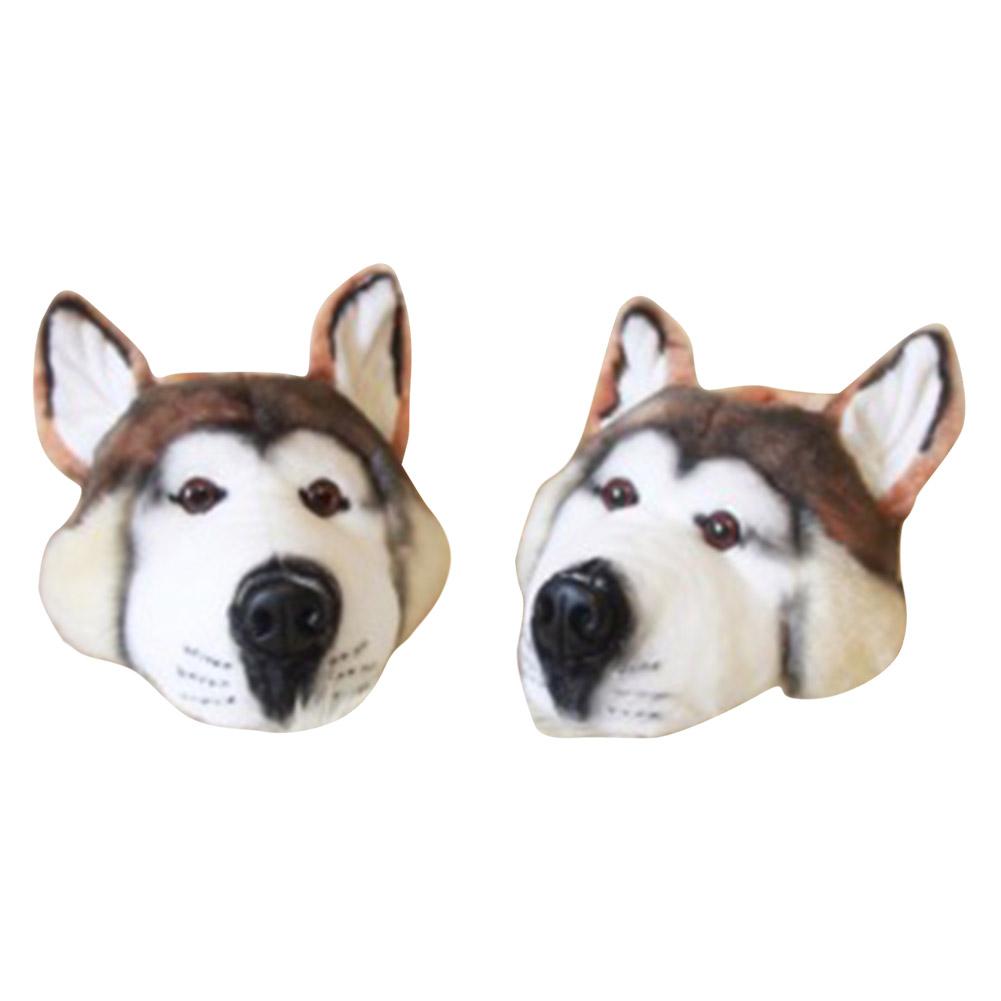 Husky Funny Slippers Home Dog Slippers Winter Lovely Cotton-padded Indoor Plush Slipper - INSWEAR