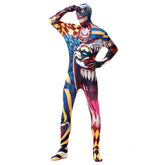 Halloween Adult Men Full Body Lycra Spandex Horror Clown Zentai Suit Cosplay Costumes - INSWEAR