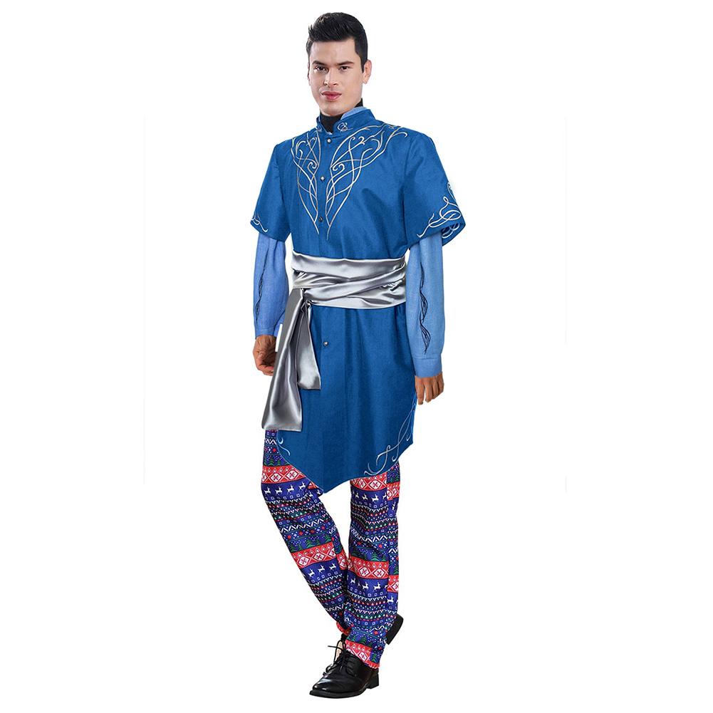 Halloween Men Shirt Medieval Vikings Pirate Cosplay Costume Long Sleeve Loose Robe Tunic Warrior Knight Costume - INSWEAR