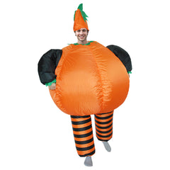 Adult Child's Inflatable Pumpkin Halloween Cosplay Costume - INSWEAR