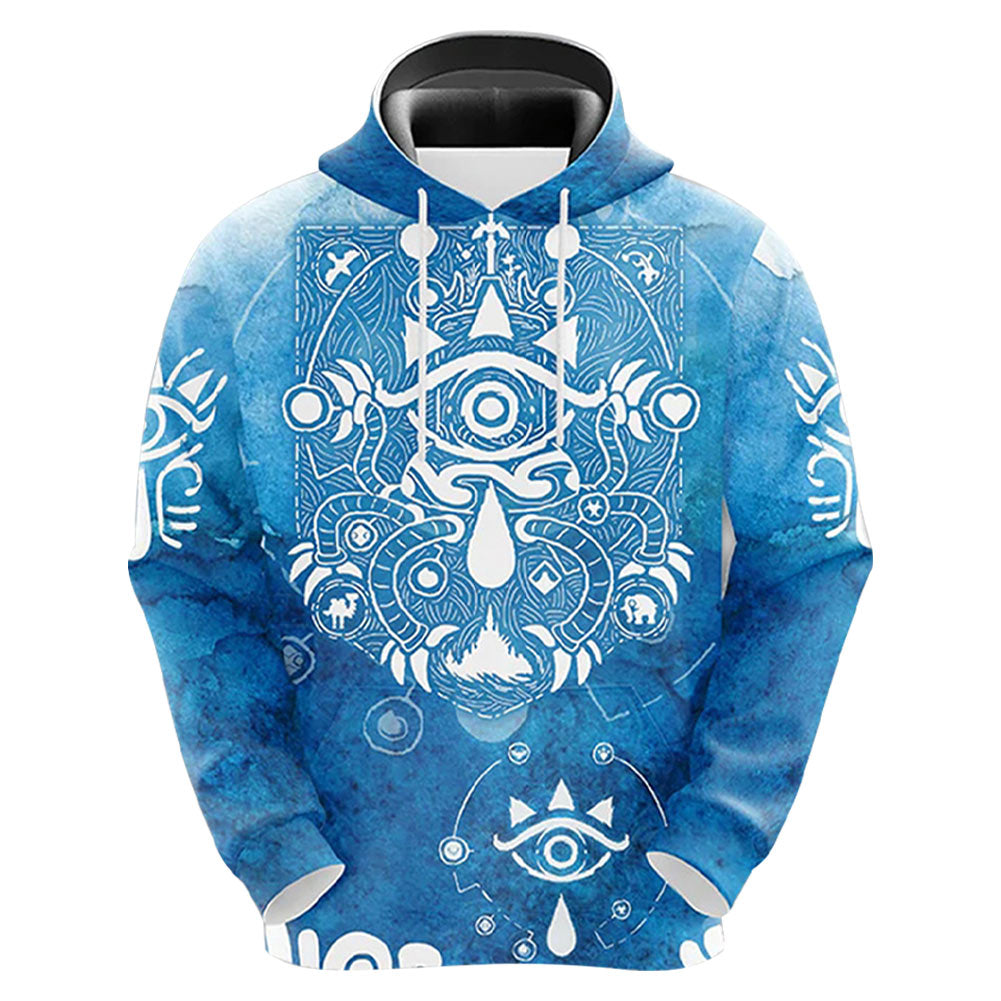 Unisex Game The Legend of Zelda Hoodies Power Printed Hooded Sweatshirt Casual Streetwear Hoodie - INSWEAR