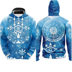 Unisex Game The Legend of Zelda Hoodies Power Printed Hooded Sweatshirt Casual Streetwear Hoodie - INSWEAR