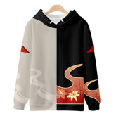 Unisex Game Genshin Impact Kaedehara Kazuha Hoodies Sweatshirt Casual Pullover Streetwear Clothing Lounge Wear - INSWEAR