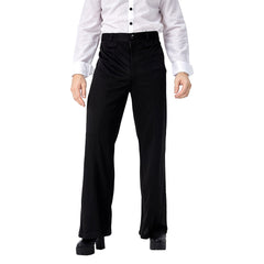 Men's 70s Vintage Disco Flared Pants Bell Bottom Trousers - INSWEAR