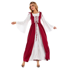 Women's Halloween Cosplay Costume Renaissance Medieval Dress - INSWEAR